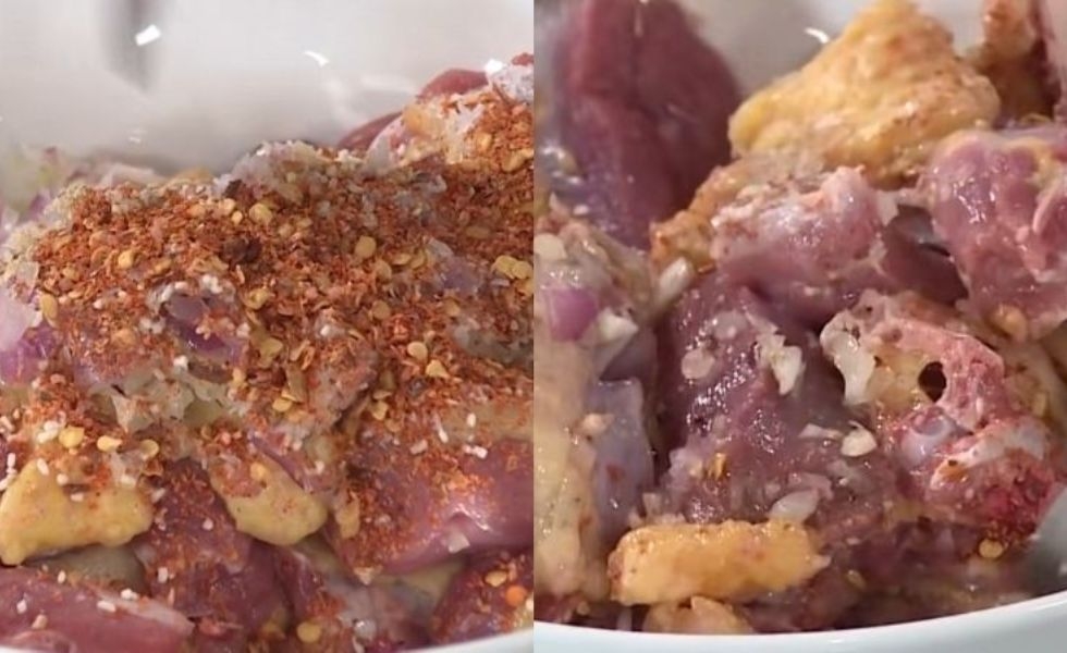 Ướp gia vị thịt vịt