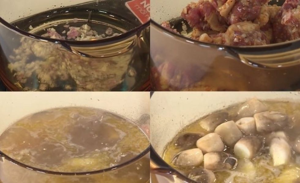 Nấu nước lèo bánh canh