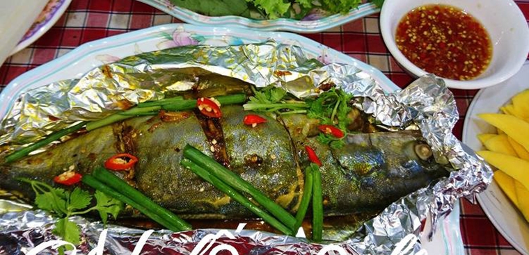 cá cam nướng giấy bạc - Ảnh 9