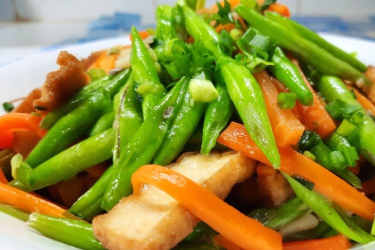 đậu hũ xào thập cẩm