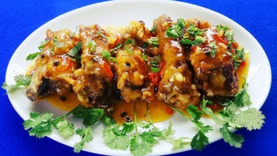 Sườn non sốt chanh dây