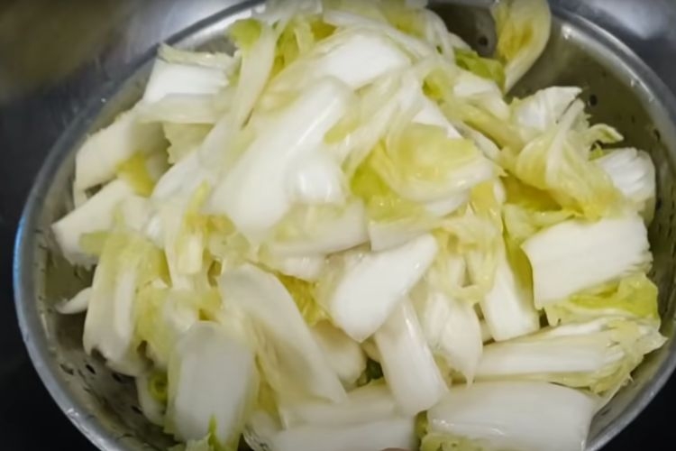 ướp muối cải thảo