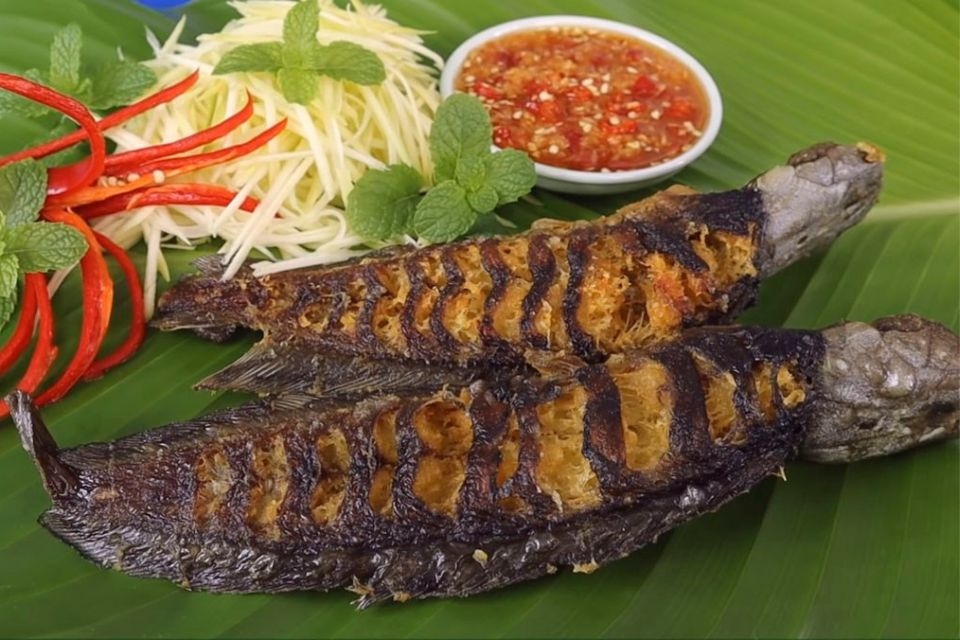 Cá nướng cuốn bánh tráng 5