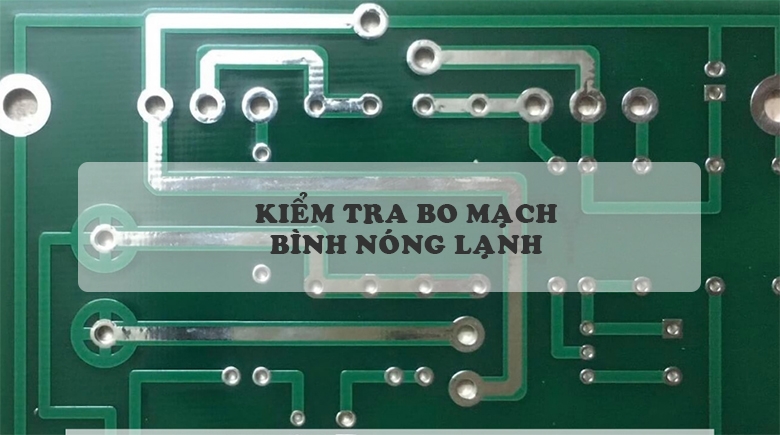 bình nóng lạnh quá nòng do board mạch bị hư