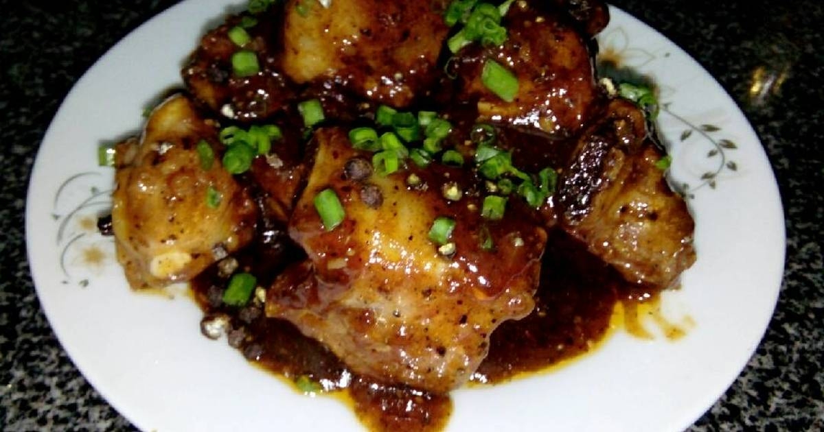 Sườn bò sốt tiêu đen thơm ngon