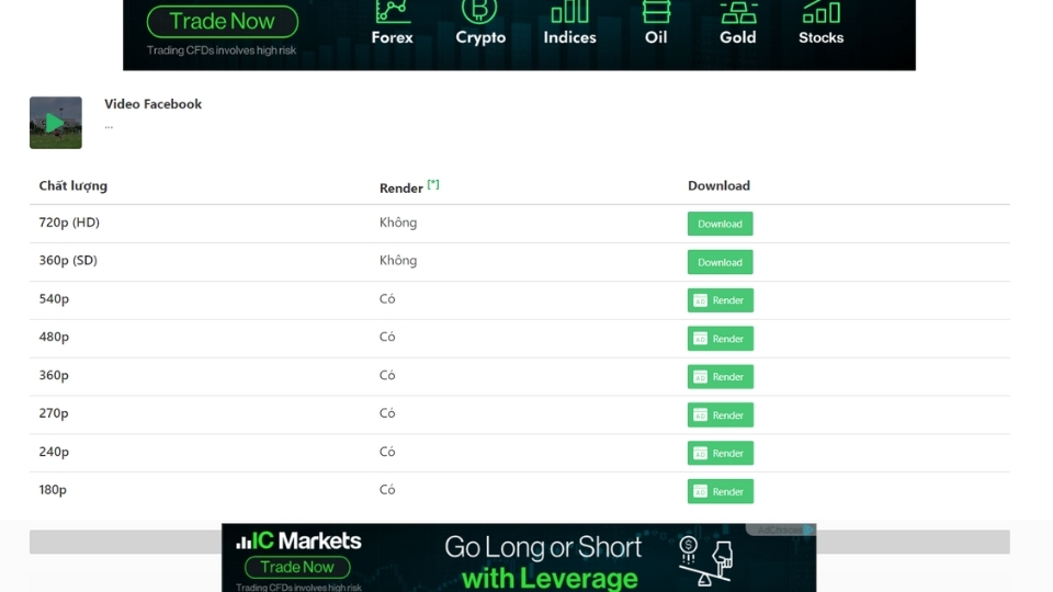 Click vào ô “Download”