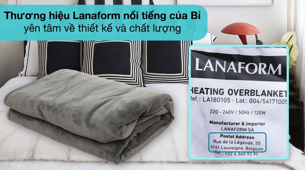 mua chăn điện loại nào tốt lanaform
