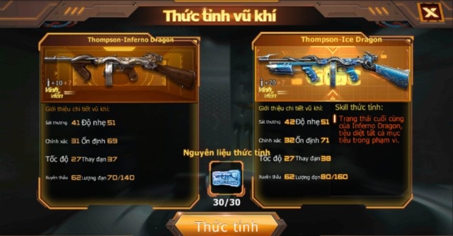 Kho vũ khí đa dạng