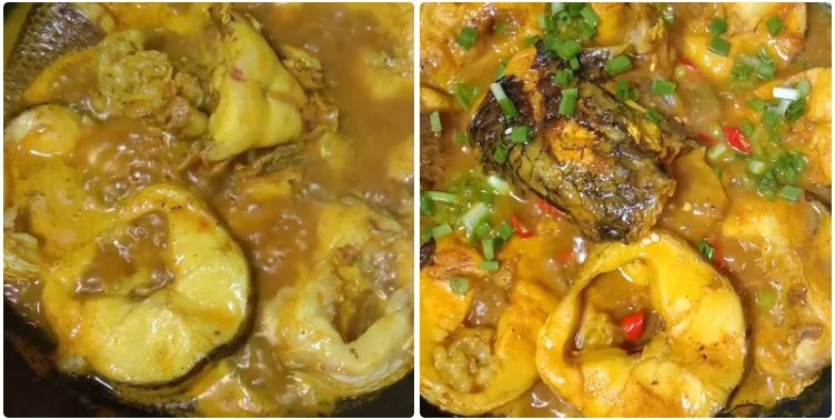 cá lóc kho nghệ 2