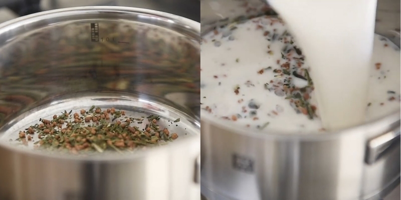 Trà sữa gạo rang hình 1