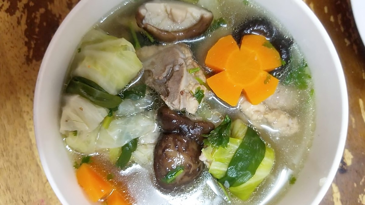 canh bắp cải cuốn thịt 9