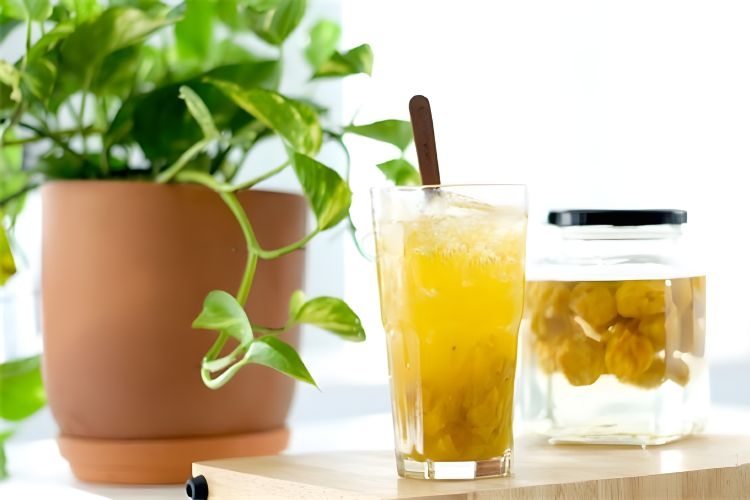 Thành phẩm nước mơ ngâm đường thanh mát