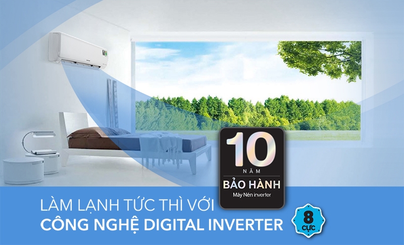 Máy lạnh Samsung Inverter 1.5 Hp AR13TYHYCWKNSV 1