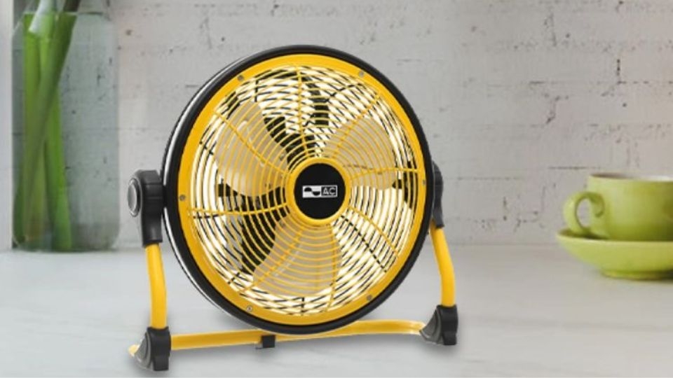 Không sạc quạt sạc, quạt tích điện trong thời gian quá dài