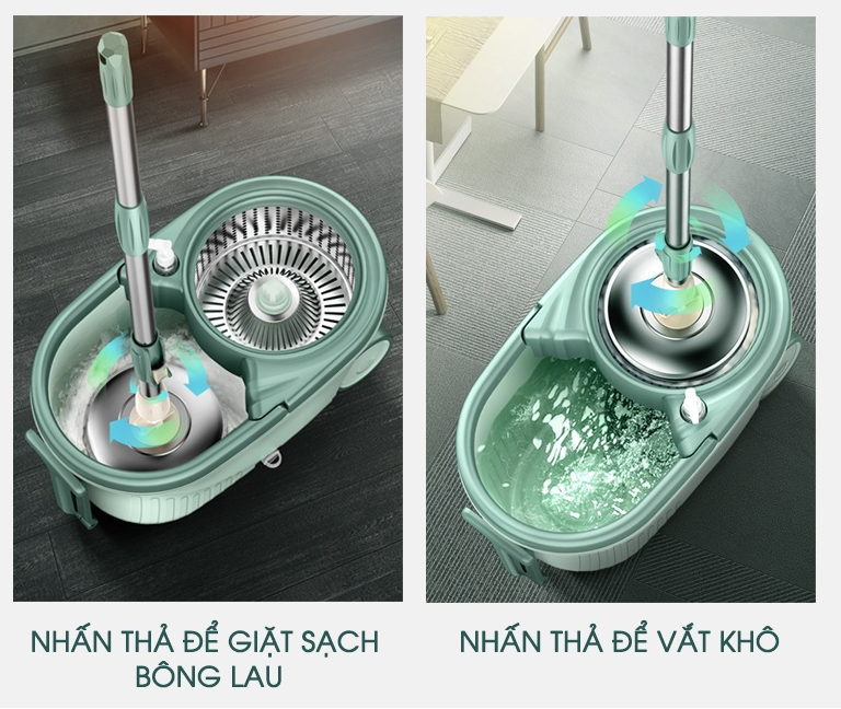 Cấu tạo và chất liệu của rổ vắt, thùng chứa nước