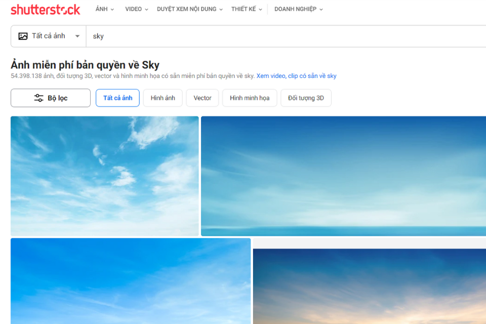 Hình ảnh trên Shutterstock