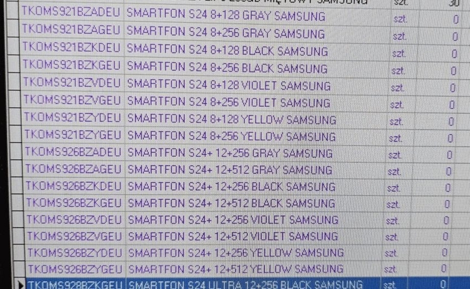 Thông tin bộ nhớ và màu sắc dòng Galaxy S24 (ảnh 1)