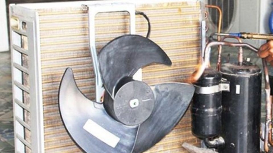 Trường hợp điều hòa bị hỏng quạt