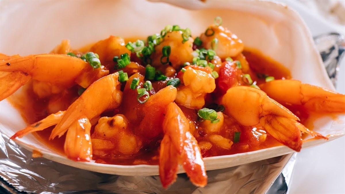 tôm sốt cà chua - Ảnh 6