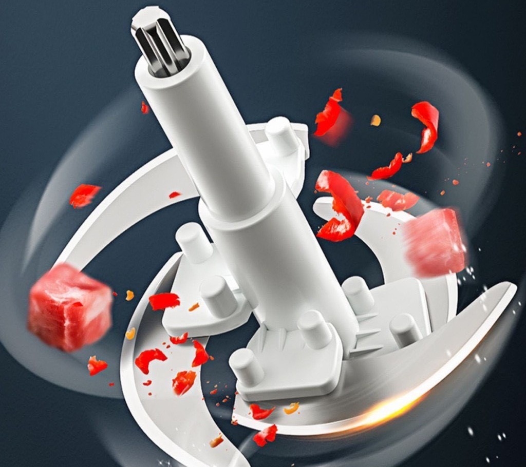 Lưỡi dao kép trên máy xay giúp tạo độ mịn hoàn hảo cho các nguyên liệu