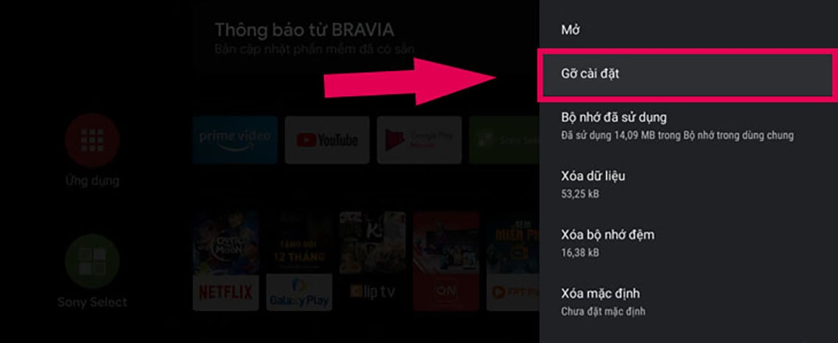cách xóa Youtube trên tivi - hình 7