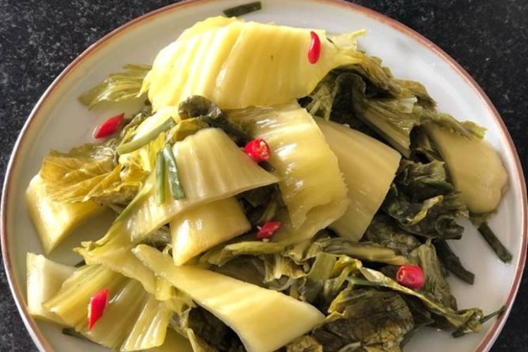 dưa cải muối chua
