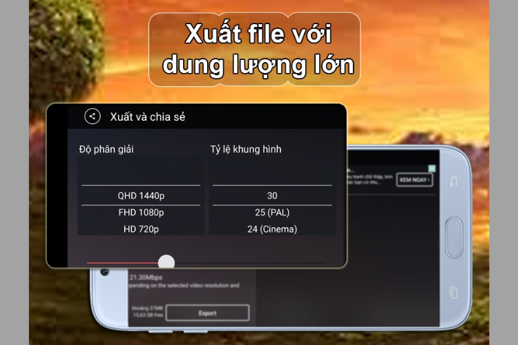 Lưu và xuất video một cách nhanh chóng