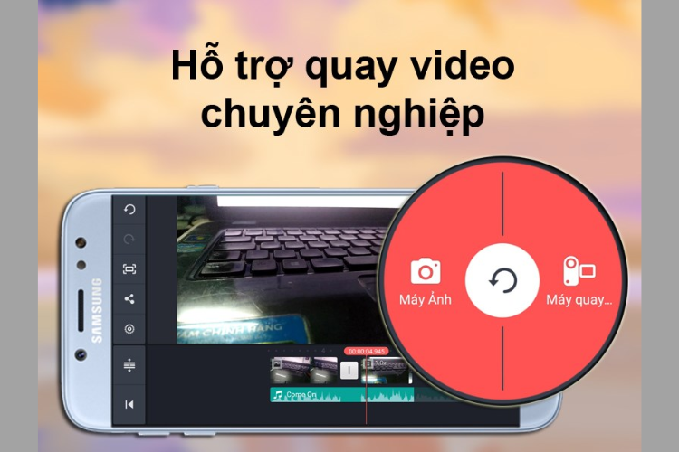KineMaster hỗ trợ quay video chuyên nghiệp