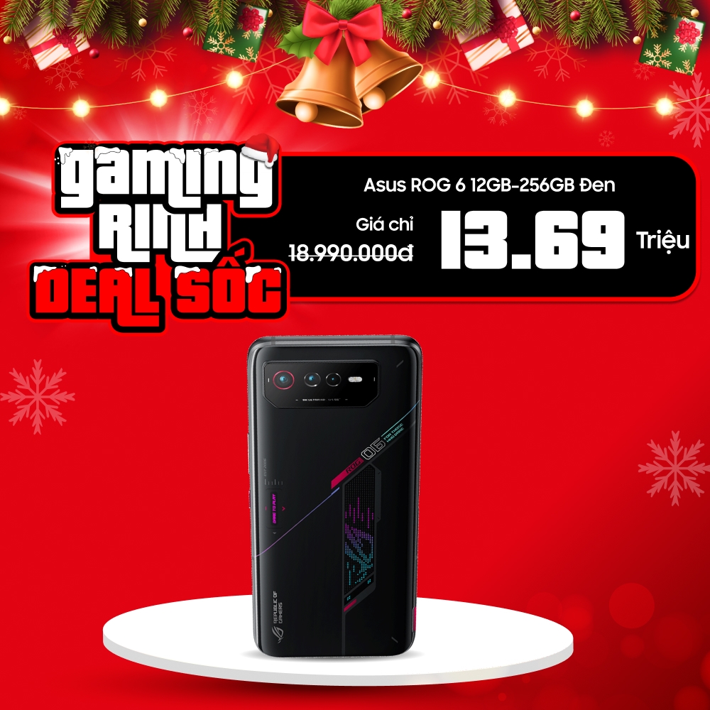Điện thoại ASUS ROG Phone 6 12GB-256GB chỉ 13.690.000