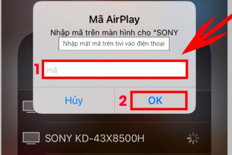 Cách phản chiếu màn hình iPhone lên tivi Sony nhanh chóng, dễ dàng, thao tác đơn giản hình 11