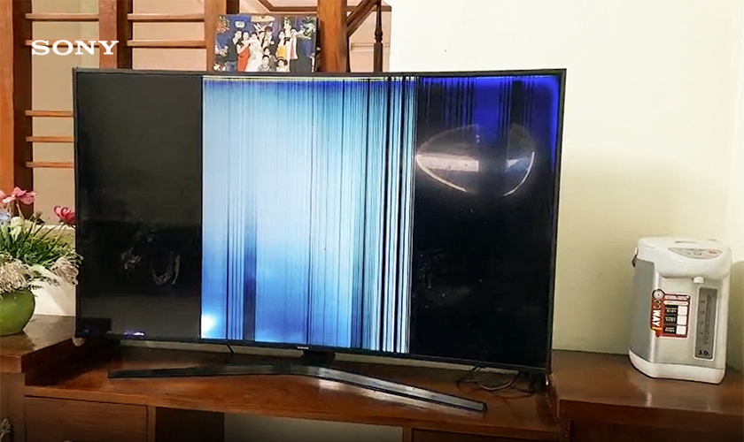 tivi sony bị chia đôi màn hình 6
