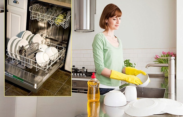 Nước rửa bát thông thường không dùng được cho máy rửa bát
