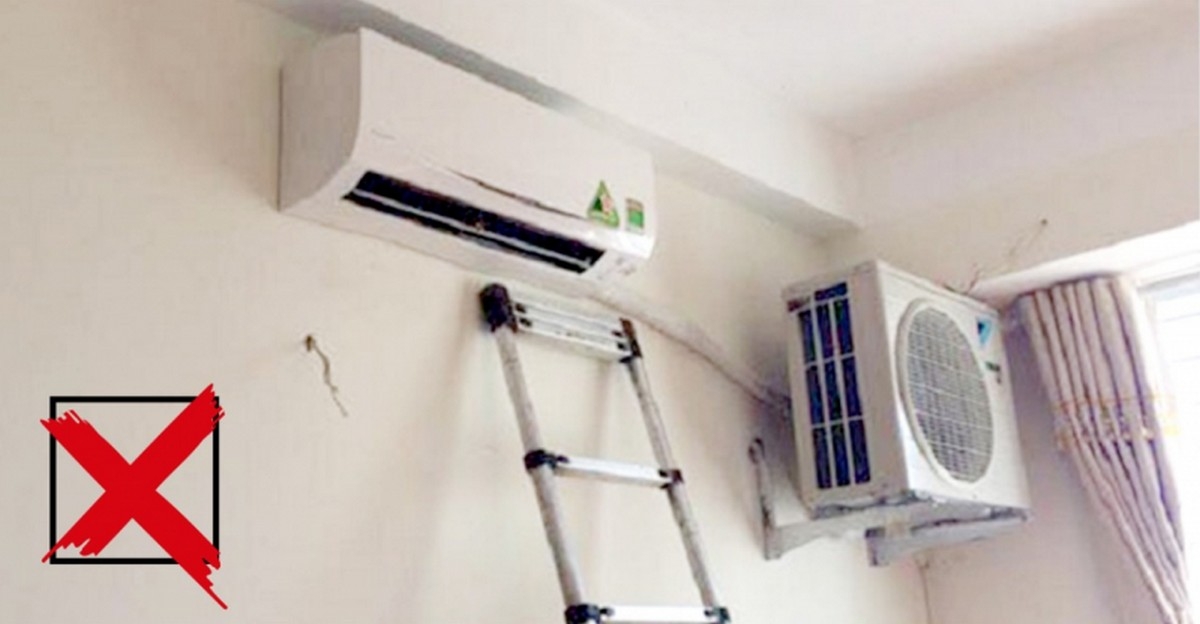 nên lắp cục nóng thấp hơn cục lạnh bao nhiêu - hình 2