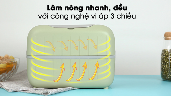 Hộp hâm cơm UNIE của nước nào? Tìm hiểu những đặc điểm nổi bật của hộp hâm cơm UNIE 3