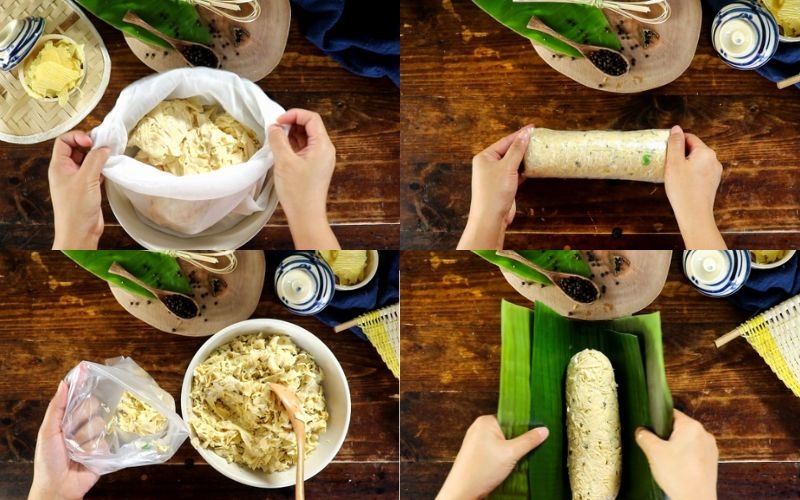 cách làm chả chay hình 3