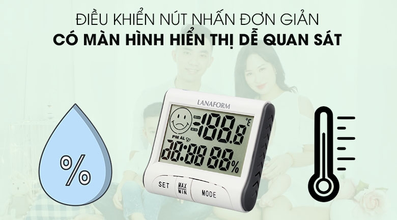 Nhiệt ẩm kế Lanaform