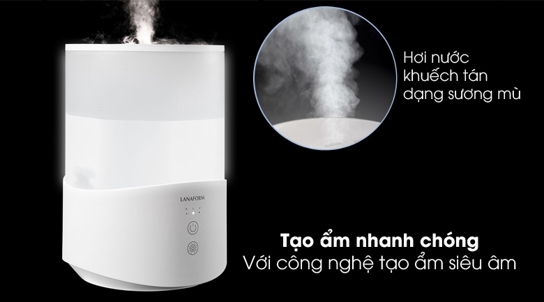 Máy tạo ẩm kết hợp xông tinh dầu Lanaform