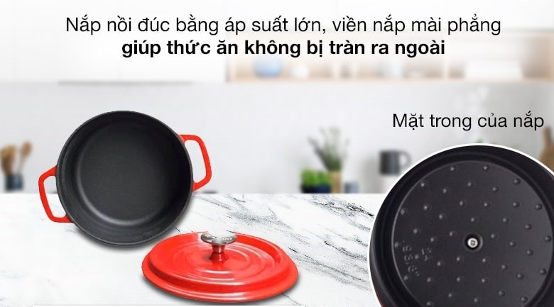 Nồi gang đúc nguyên khối là gì? Tại sao nên mua nồi gang đúc nguyên khối, bạn có biết? 6