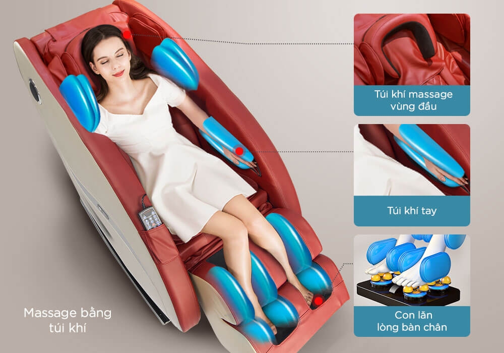 Ghế massage Buheung được trang bị nhiều tính năng thông minh, đáp ứng nhu cầu cơ bản về chăm sóc sức khỏe cá nhân