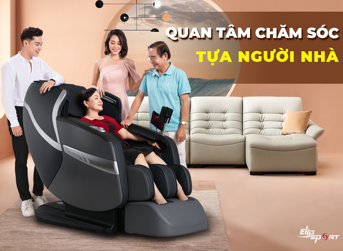 Ghế massage Elipsport cung cấp giải pháp massage hiện đại và hiệu quả