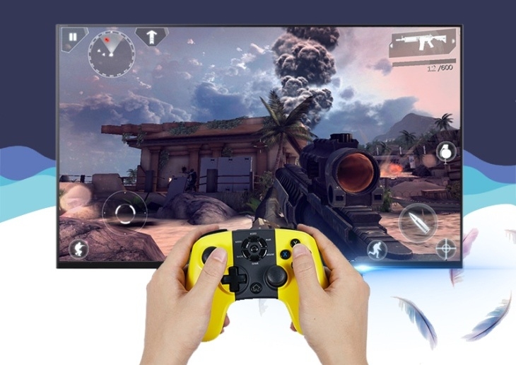 tay cầm chơi game trên tivi 2