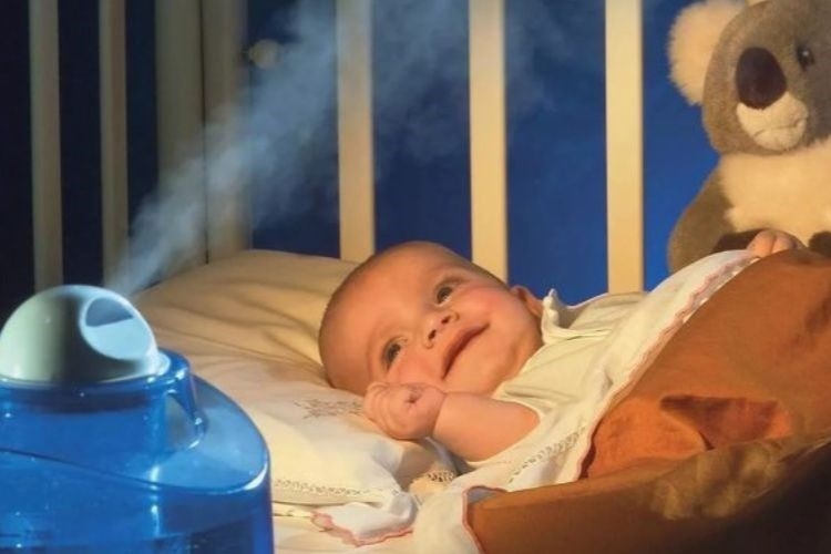 cách để trẻ nằm điều hòa không bị ho