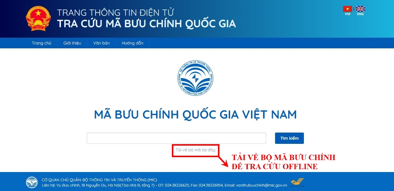 Tra cứu mã ZIP offline