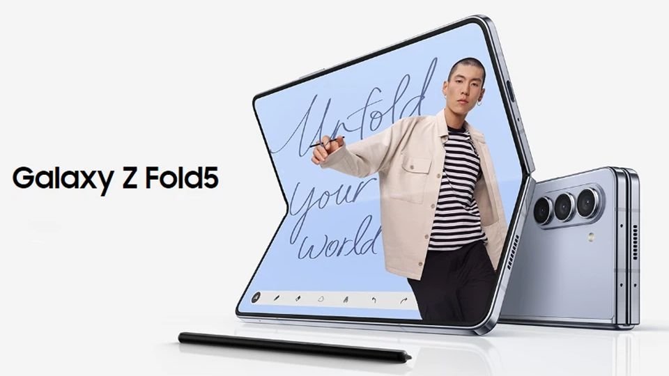 Galaxy Z Fold 5 sở hữu thiết kế thời thượng