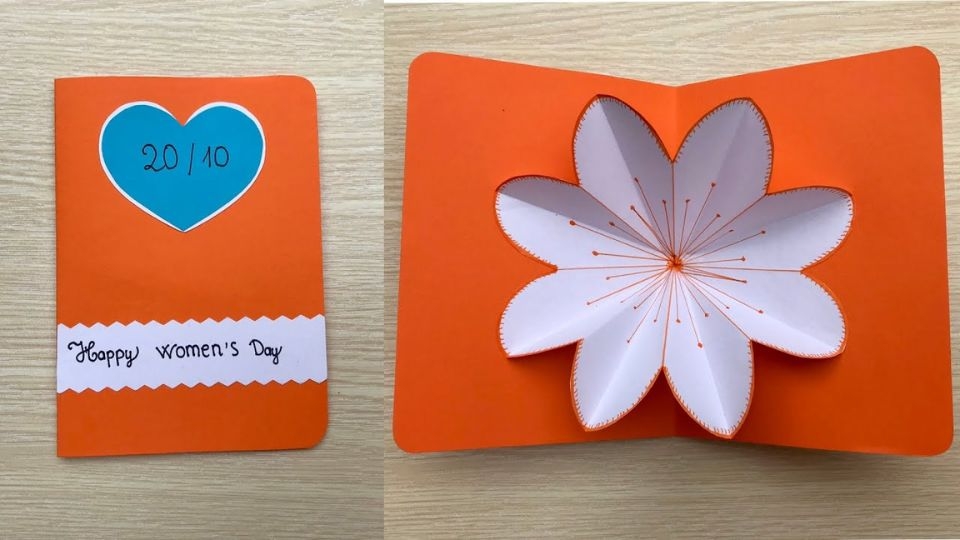 Thiệp 20/10 3D ấn tượng