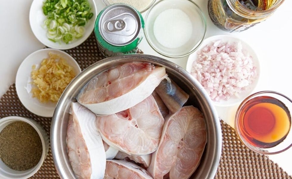 Nguyên liệu làm cá thu kho