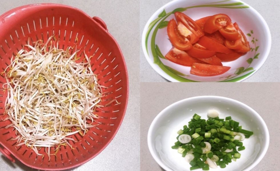 Sơ chế nguyên liệu làm canh giá đỗ