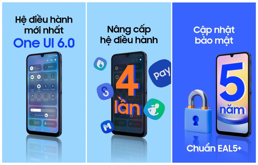 Cập nhật 4 phiên bản lớn, sử dụng dài lâu
