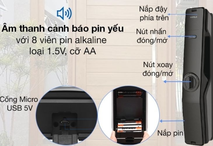 Khóa điện tử Hafele được ứng dụng nhiều tính năng hiện đại