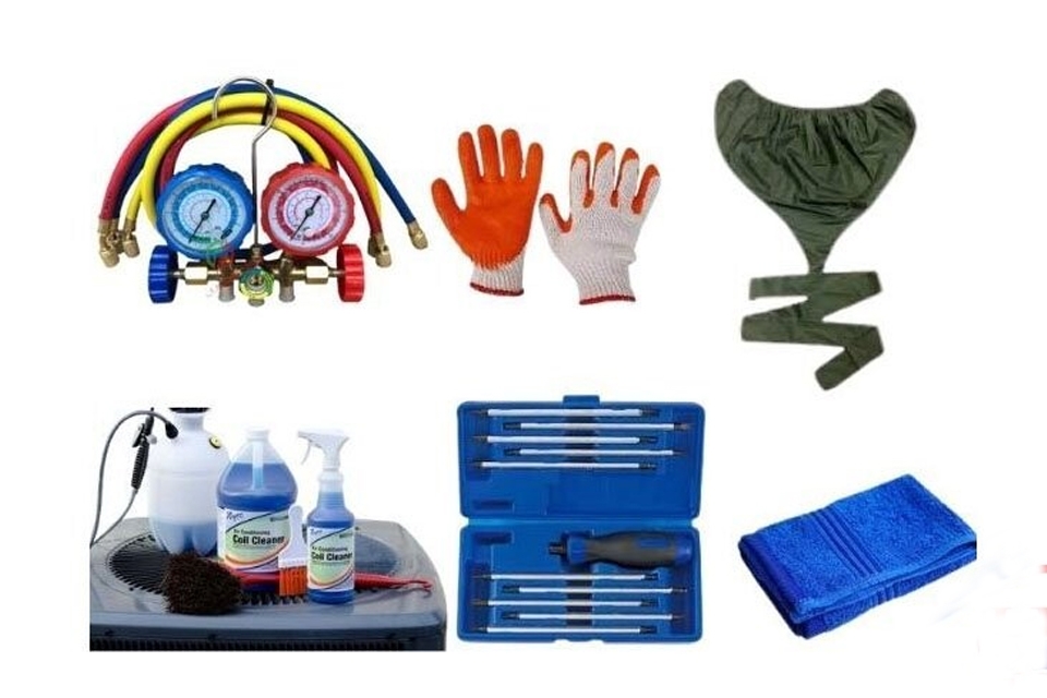 Dụng cụ để vệ sinh máy lạnh Beko.